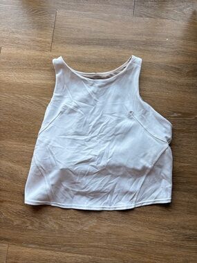 lululemon athletica Women's High-Neck Cropped Tank Top - Cream